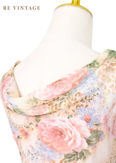 美麗佳人玫瑰豹紋氣質洋裝9