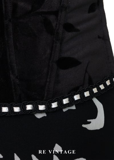 Midnight Petal Corset 黑絨馬甲背心6