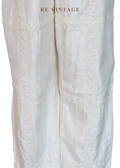 『歐洲寶物』雲朵呼吸 - 皺摺格紋時髦長褲（27"）13