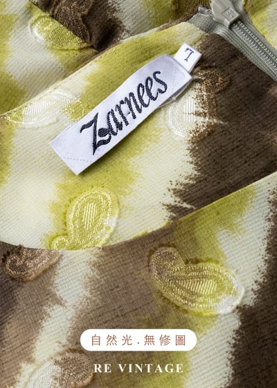 泥土與草地的復古詩長洋裝17