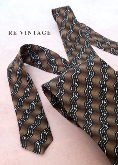 焦糖巧克力海浪領帶1