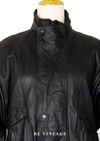 結構美學廓形飛行皮外套3