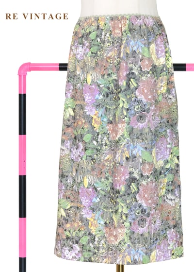 優雅紫色廢墟的玫瑰及膝裙（23-30"）7