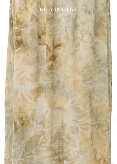 黃棕色霧氣自然暈染長裙（22-28"）8