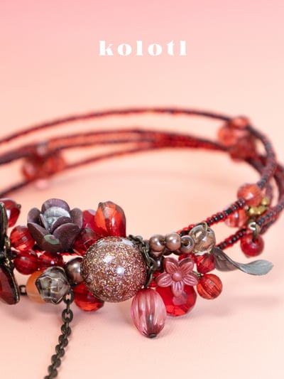 『法國寶物』紅石榴皇后頸鍊6