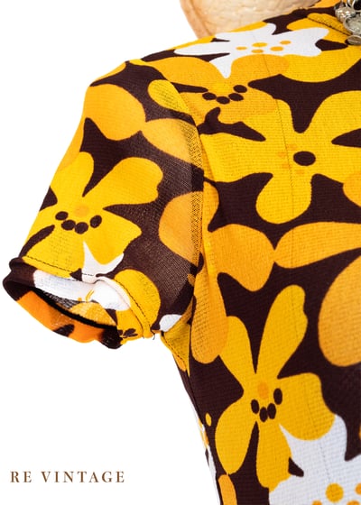 Vivid Orange 百花盛開長洋裝6