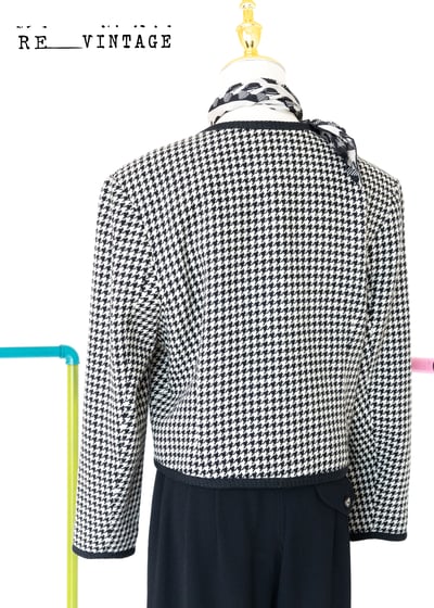 氣質の短版千鳥格紋外套6