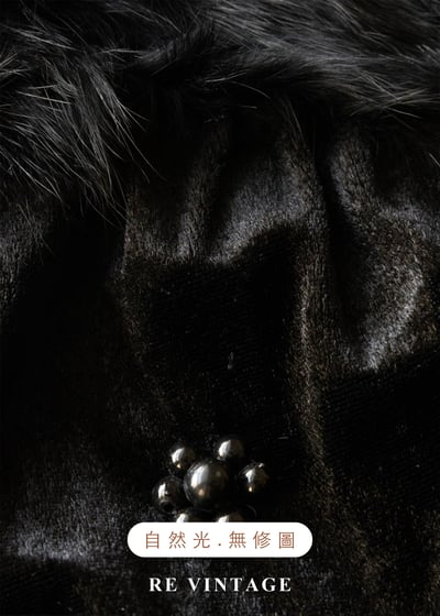 黑絨散落の小花細肩帶背心12