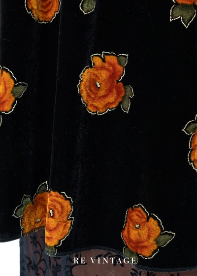 Orange Rose 絕美銀釦絨布套頭上衣9