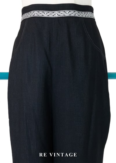 銀光軌跡閃亮流蘇七分褲(26")3