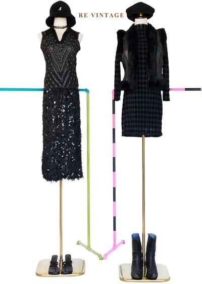 剪影影子方塊洋裝2