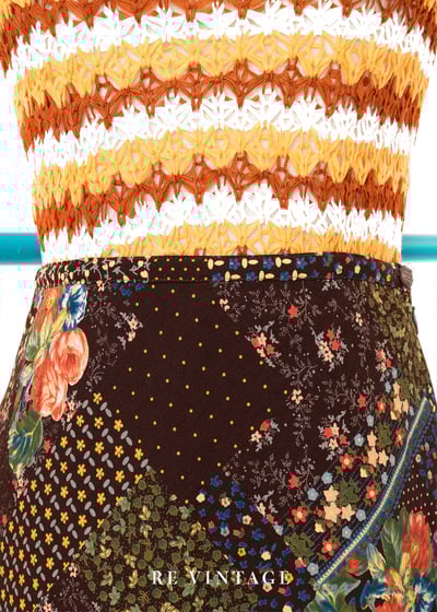 漂亮如花牛奶巧克力短裙（25")3