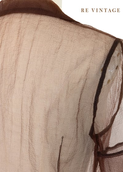 Dark Roasted Coffee Bean 透膚襯衫11