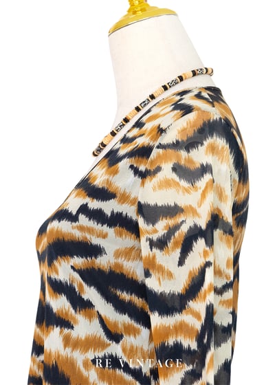 搖滾雙色豹紋少女洋裝10