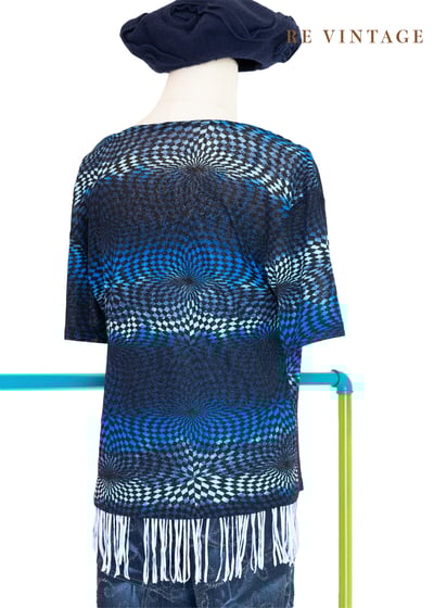 Car Race x Blue Op Art 薄款針織上衣5