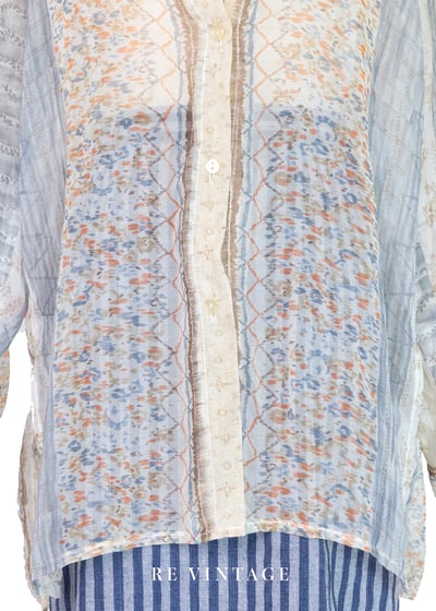 Pastel Echo 淡彩回音雪紡襯衫4