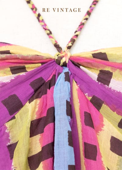 『歐洲寶物』Color Wave 格紋長洋裝8