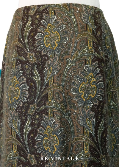 歐洲壁紙Ｘ東方植物紋流蘇美裙（26"）3