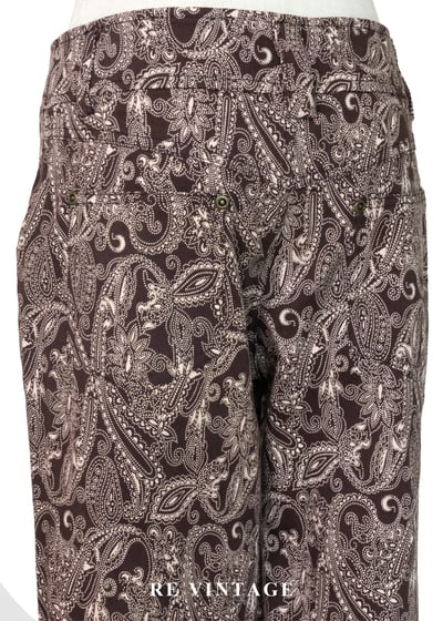 巧克力色摩登變形蟲小喇叭美褲10