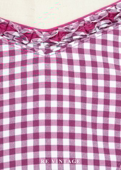 『歐洲寶物』阿爾卑斯山的少女 - 紫紅格紋德式巴伐利亞古典洋裝15