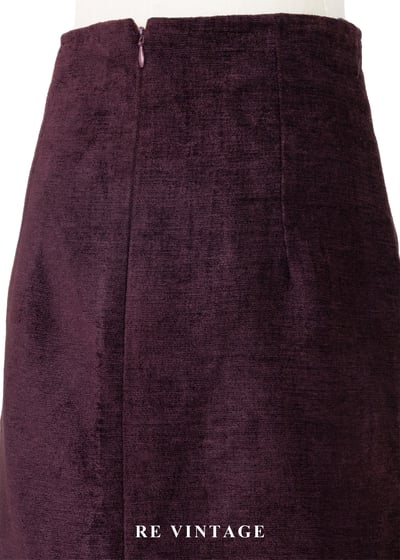 秋冬必備單品 - 紫光花束柔軟短裙（26"）10