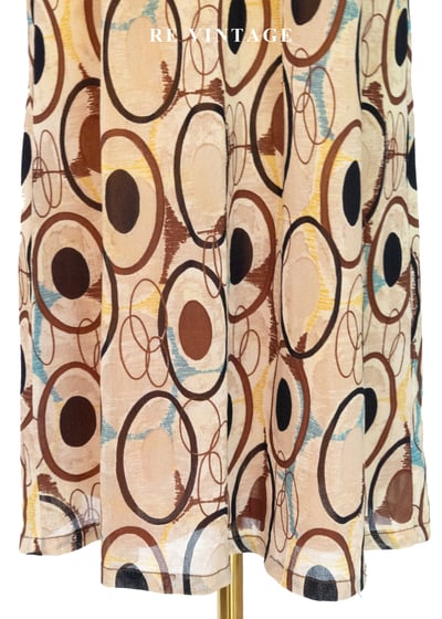 摩登棕色軌道迴圈長洋裝6