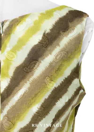 泥土與草地的復古詩長洋裝16