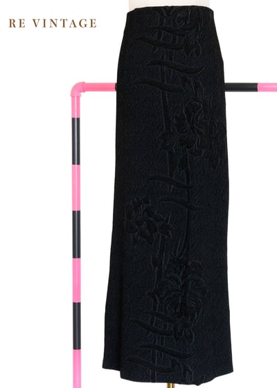 暗黑中的浮雕花長裙（27-34"）8