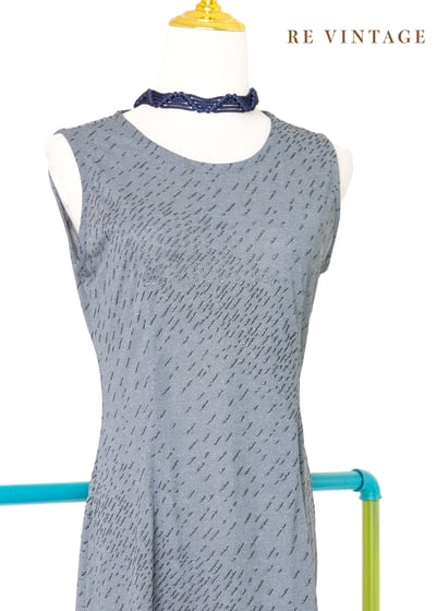 Rainy Day 灰色雨滴長版上衣/洋裝3