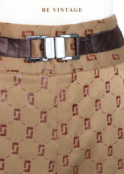 焦糖幾何學圖騰長褲（26"）5