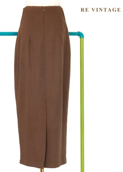 氣質單品 - 摩卡珍珠富家千金高腰長裙（25"）7