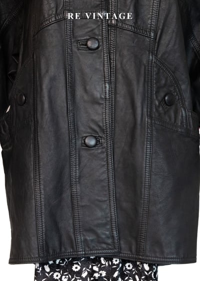 質感單品 - 高冷系大女子主義長版皮外套4