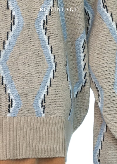 荒漠預言家 - 塔羅星相刺繡圖騰針織毛衣11