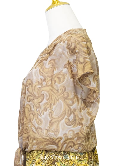 拿坡里的午後遺蹟 - 古典巴洛克雕花透膚衫8