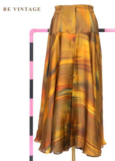 陽光下の液態金橘融光長裙（25-30"）7