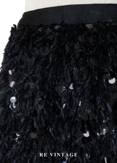 閃爍光點節奏毛毛長裙（21-30"）10