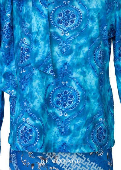 水波渲染東方圖騰優雅領結上衣4