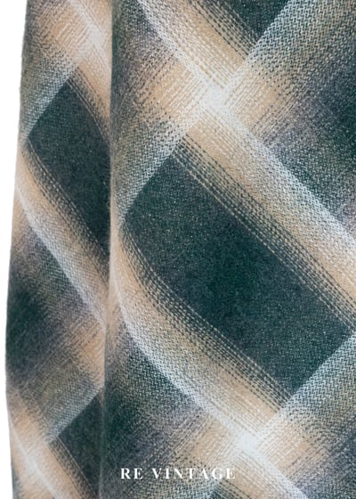 Echo in the Pines 霧裡森林格紋長洋裝16