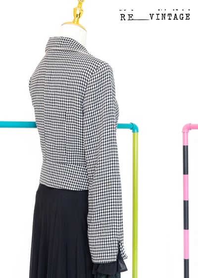 撲克牌方塊短版西裝外套9