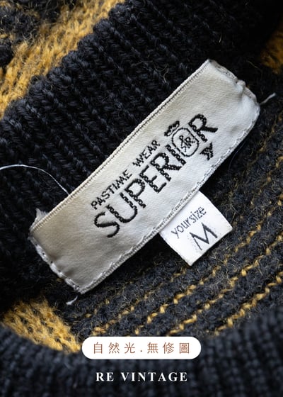 黑黃色螺旋紋路針織毛衣9