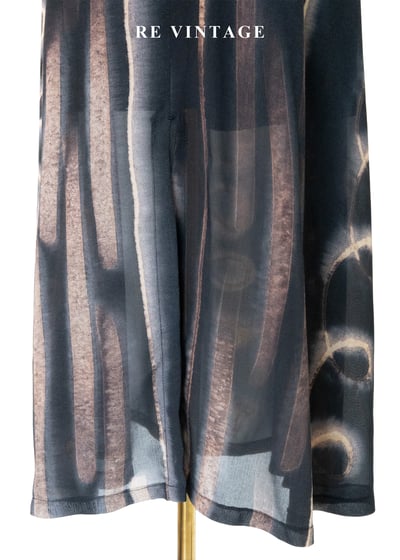 夜晚湖面聲波長裙（27-28"）12