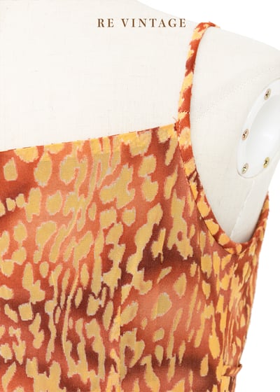 焦糖橘子豹紋來襲細肩帶長洋裝16