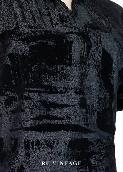 殘影美學丹寧與絨布結合上衣8