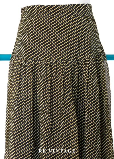 套裝組合 - 法式黃波點裙子（27"）3