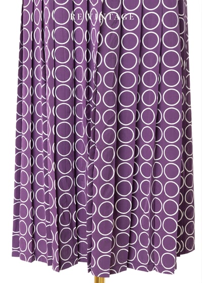 Purple Polka dots 百褶美裙（27-30"）4