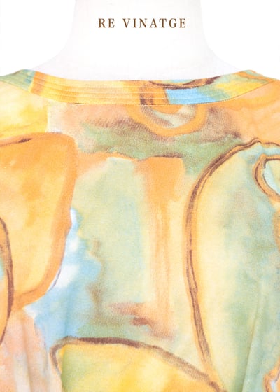 HABIT 抽象藝術圖夏日上衣5