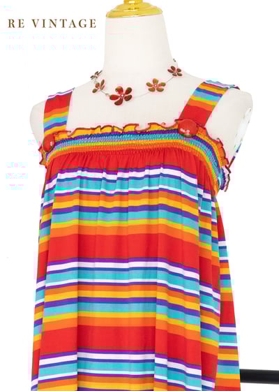 紅寶石甜蜜彩虹長版上衣/迷你洋裝3