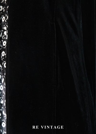 質感單品 - 優雅修身黑絨洋裝/長版罩衫8