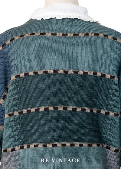 Oceanic Clam 漸層海流針織毛衣13