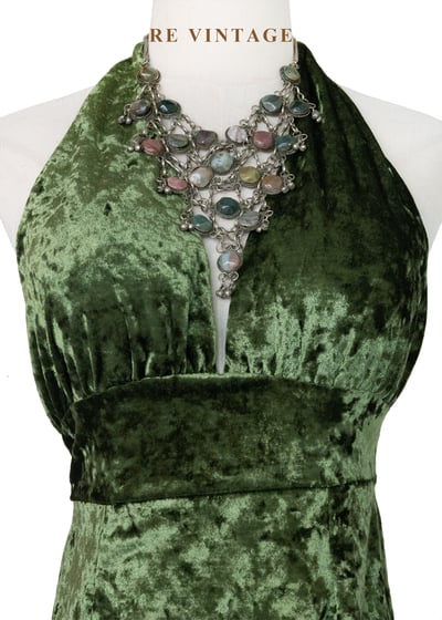 翡翠魅影溫柔夢絨布繞頸長版背心3